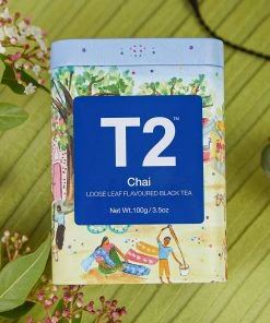 T2 New & Most Loved Chai Icon Tin Tea 100g - Loose Leaf