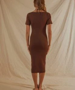 Peppermayo New & Most Loved Kourtney Midi Dress - Chocolate 9 Peppermayo New & Most Loved Kourtney Midi Dress - Chocolate