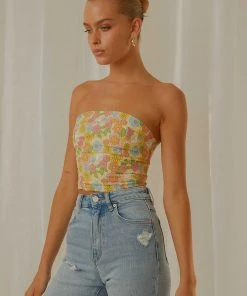 Peppermayo Exclusive Endless Lover Bustier Crop - Blossom