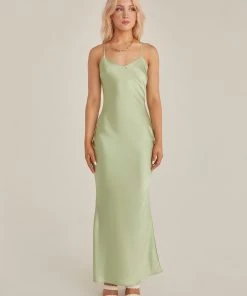 Riley Hubatka X Peppermayo Still Beauty Maxi Dress - Sage New & Most Loved