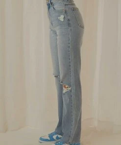 Abrand New & Most Loved A 94' High Straight Jean - Patricia Rip