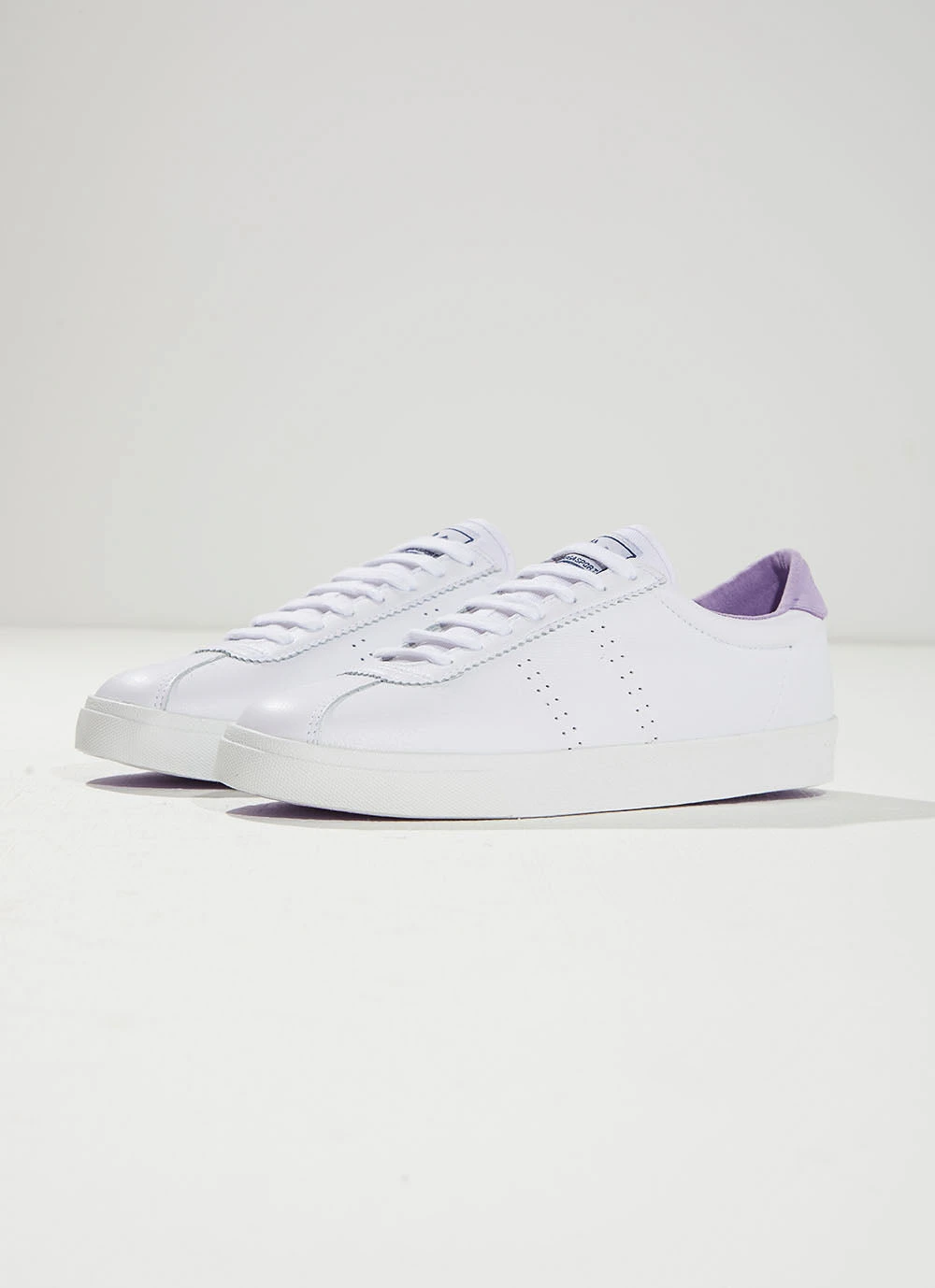 Superga New & Most Loved 2843 CLUBS SNEAKER - A0C White/Violet 4 Superga New & Most Loved 2843 CLUBS SNEAKER - A0C White/Violet