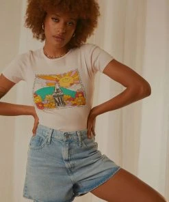 Rolla's New & Most Loved Coke Sunshine Tee - Pink