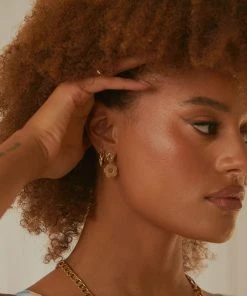 Peppermayo New & Most Loved Halle Earrings - Gold