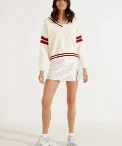 Peppermayo New Tops Book Club Sweater - Cream