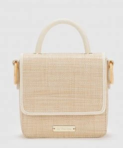 The Wolf Gang Layla Mini Box Bag - Natural