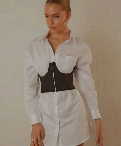 Peppermayo Exclusive Summer Fade Underbust Corset - Black New & Most Loved