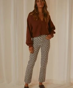 Peppermayo New & Most Loved All I Know Knit Sweater - Choc