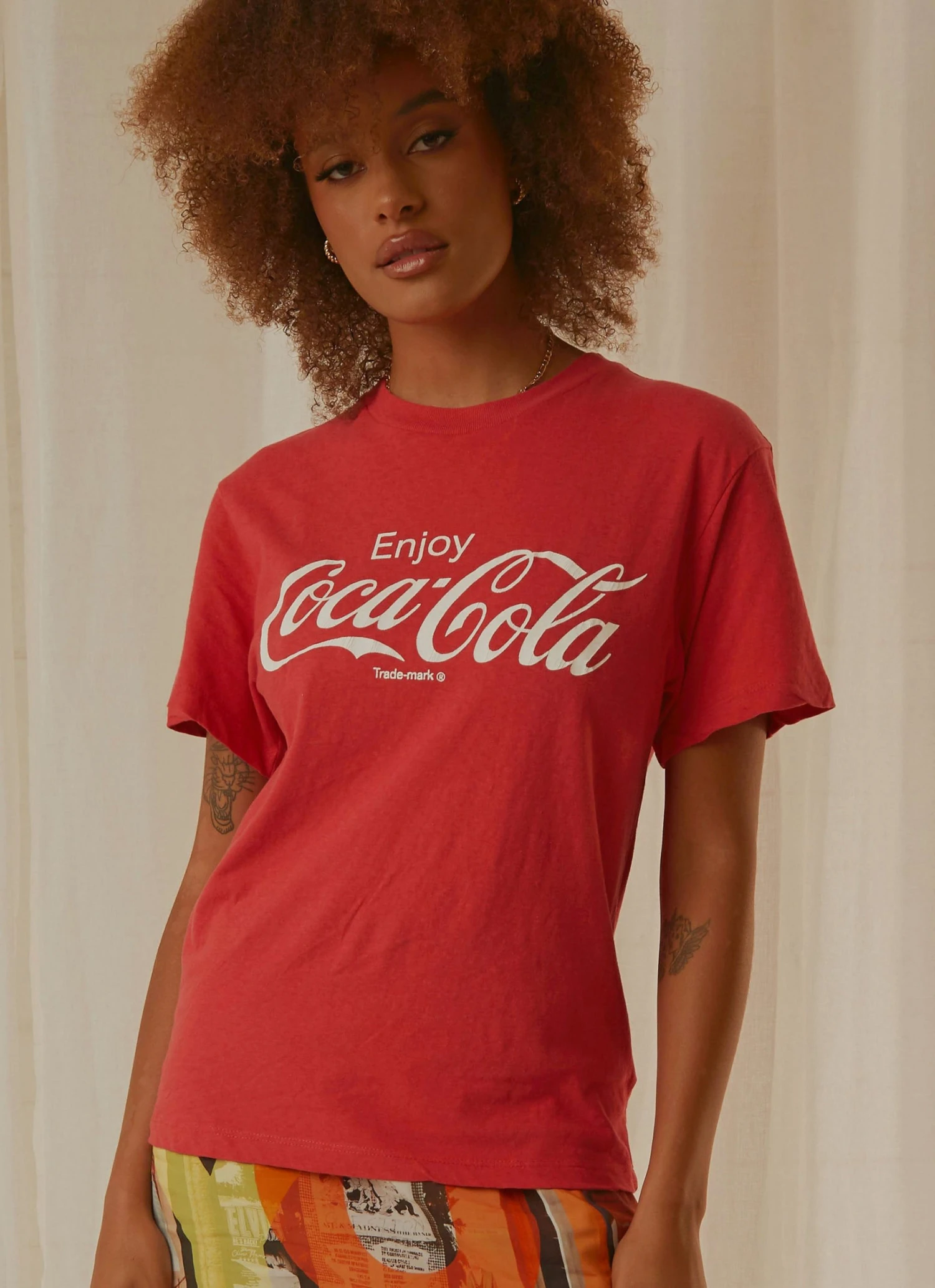 Rolla's Enjoy Coke Classic Tomboy Tee - Coke Red New & Most Loved 2 Rolla's Enjoy Coke Classic Tomboy Tee - Coke Red New & Most Loved