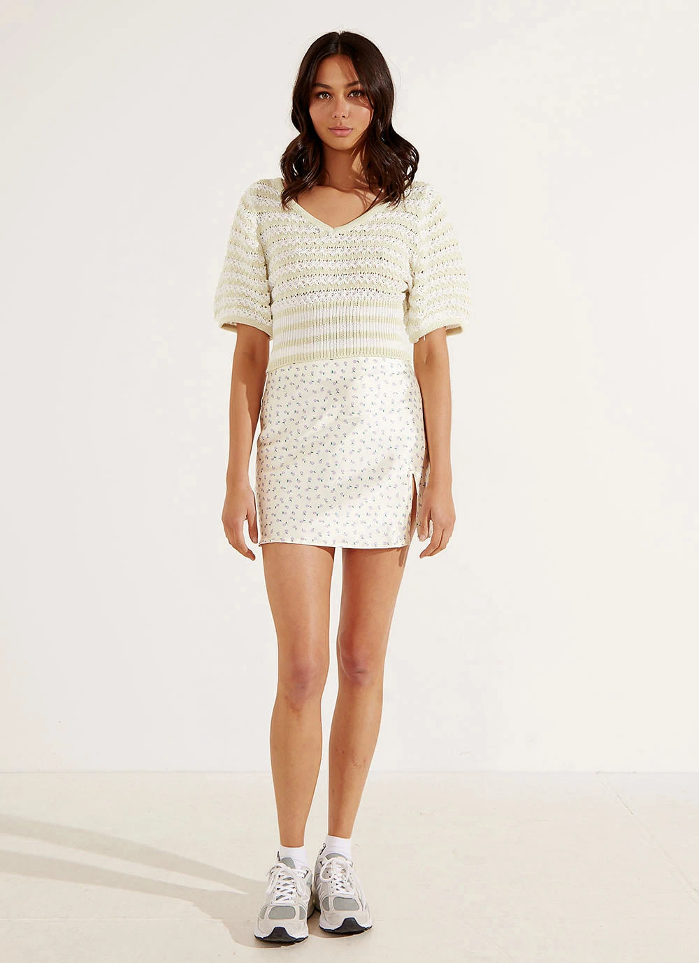 Peppermayo Vintage Vibes Knit Crop - Sage New & Most Loved 3 Peppermayo Vintage Vibes Knit Crop - Sage New & Most Loved