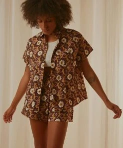 Peppermayo Exclusive Woodstock Shirt - Retro Floral