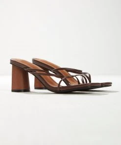 Cult Avenue New & Most Loved Willow Strappy Mule - Choc Brown