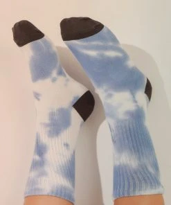 Afends New & Most Loved High Status Hemp Socks - Blue Tie Dye