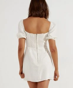 Peppermayo Spring Mood Mini Dress - White New Dresses