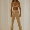 Peppermayo Exclusive Rhye Contrast Pants - Nude New & Most Loved