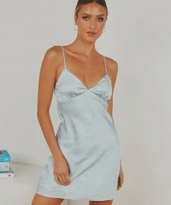 Peppermayo En Route To Italy Mini Dress - Blue Floral New & Most Loved