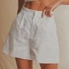 National Breast Cancer Foundation X Peppermayo New & Most Loved Sunset Walks Linen Shorts - White
