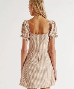 Peppermayo Ziggy Mini Dress - Beige