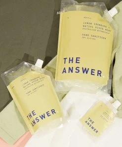 The Answer Hand Sanitiser - 50ML - Lemon Ironbark & Native River Mint New & Most Loved 5 The Answer Hand Sanitiser - 50ML - Lemon Ironbark & Native River Mint New & Most Loved