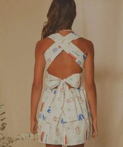 Peppermayo Exclusive European Towns Linen Mini Dress - Santorini New & Most Loved 9 Peppermayo Exclusive European Towns Linen Mini Dress - Santorini New & Most Loved