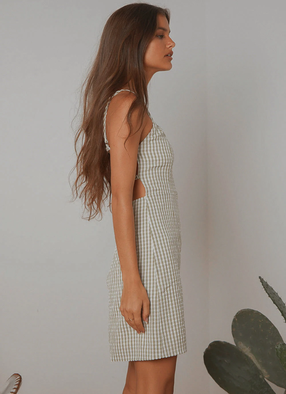 Peppermayo Daisies Gingham Mini Dress - Green New & Most Loved 4 Peppermayo Daisies Gingham Mini Dress - Green New & Most Loved