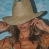 Peppermayo New & Most Loved Laps Around The Sun Straw Hat - Natural