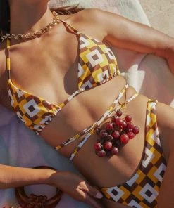 Peppermayo Exclusive Yacht Club Tie Bikini Top - Vintage Sun 10 Peppermayo Exclusive Yacht Club Tie Bikini Top - Vintage Sun