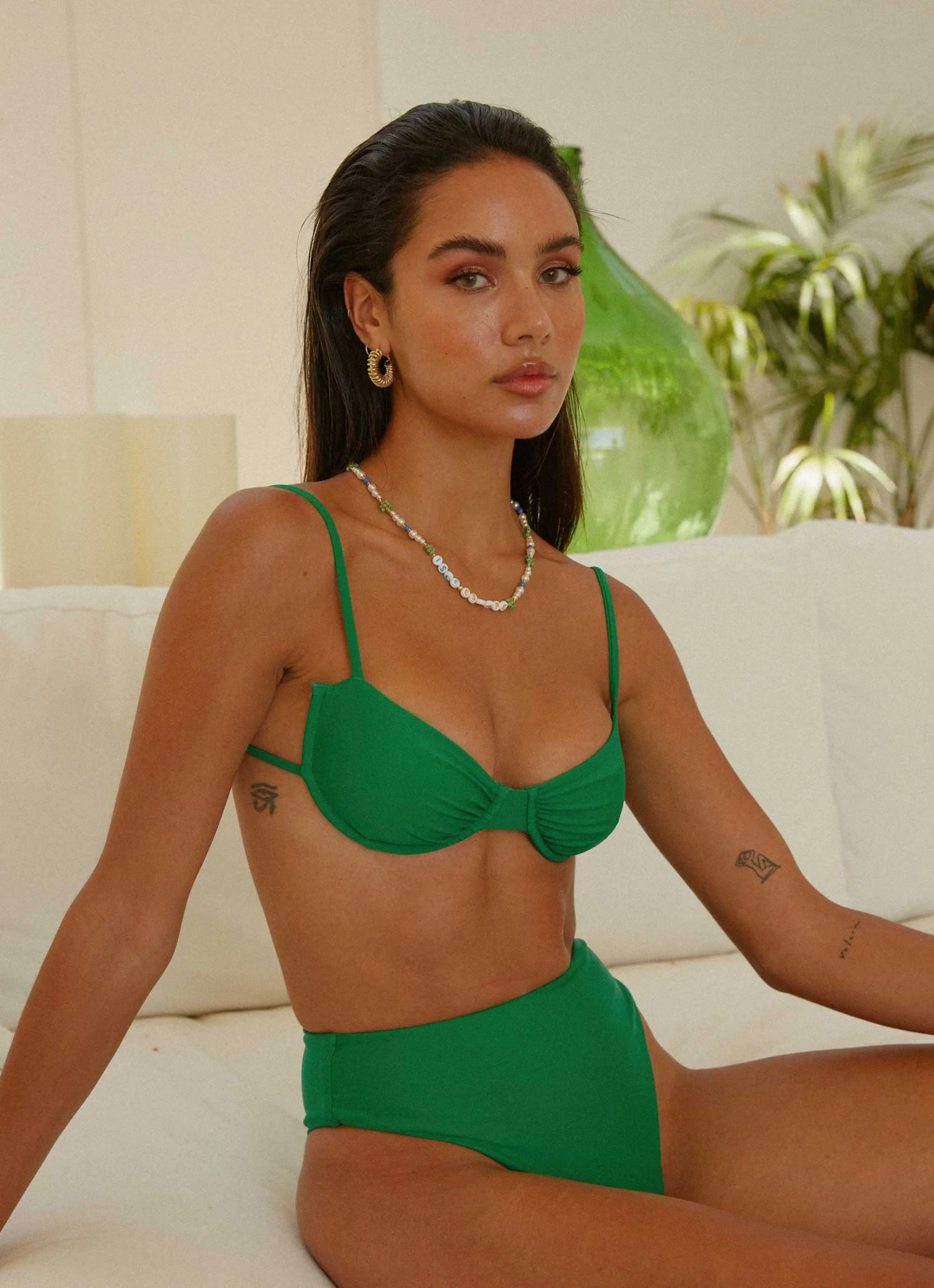 Peppermayo Exclusive Miami Skies Balconette Bikini Top - Jade Green New & Most Loved 1 Peppermayo Exclusive Miami Skies Balconette Bikini Top - Jade Green New & Most Loved