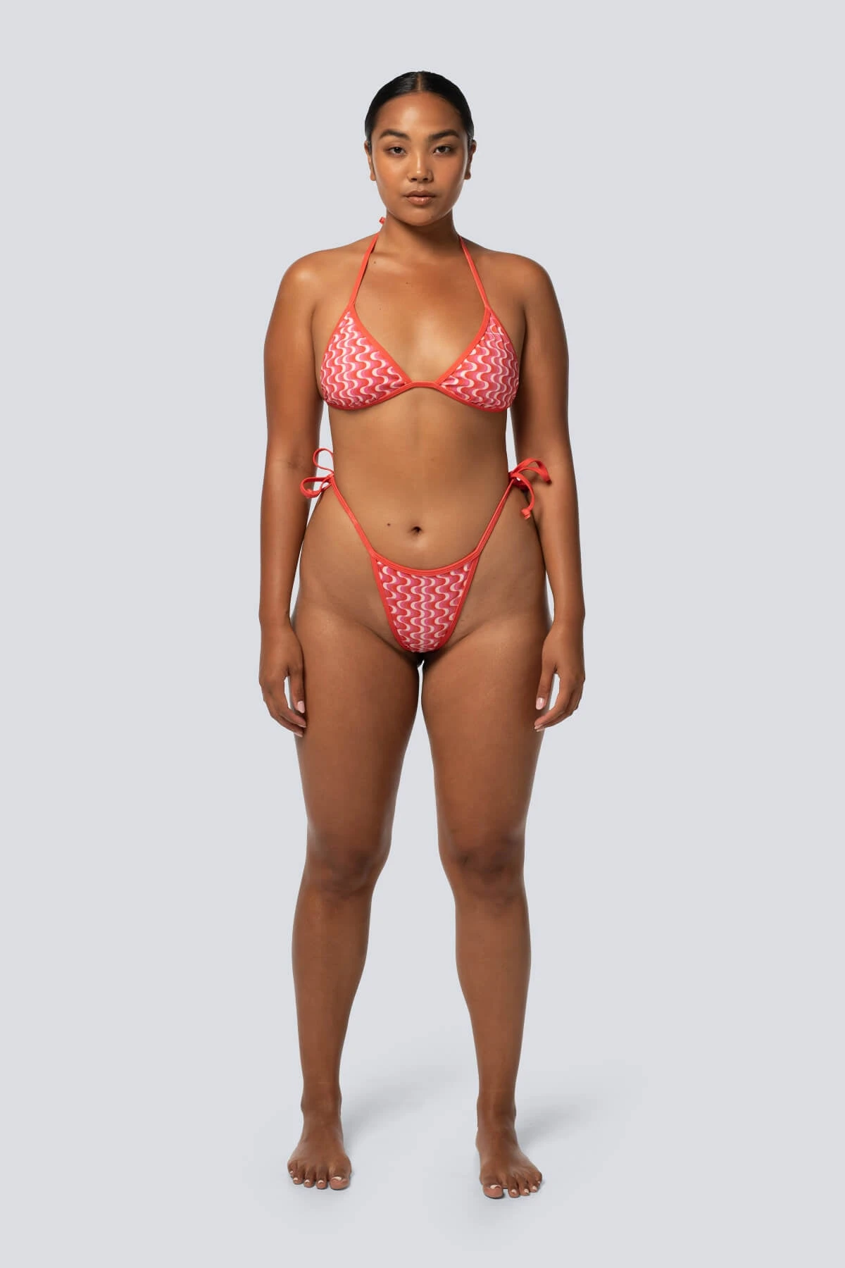 LaHana Swim Missy Bottom - Pink Wave 4 LaHana Swim Missy Bottom - Pink Wave