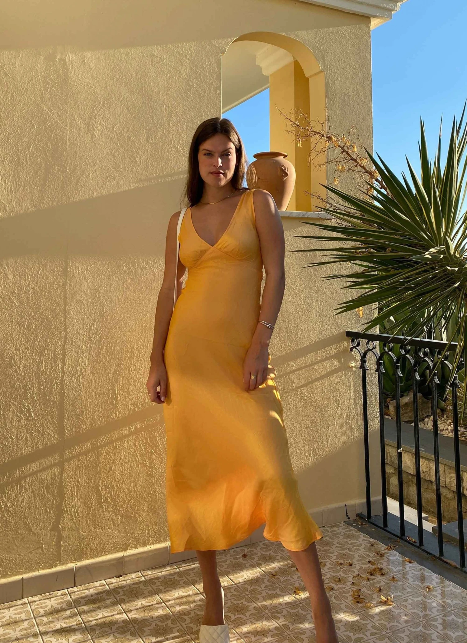 Peppermayo Exclusive New & Most Loved Loren Maxi Dress - Mango Shimmer 2 Peppermayo Exclusive New & Most Loved Loren Maxi Dress - Mango Shimmer