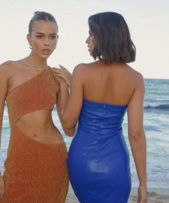 Peppermayo Exclusive Marbella Tube Dress - Cobalt PU New & Most Loved 9 Peppermayo Exclusive Marbella Tube Dress - Cobalt PU New & Most Loved