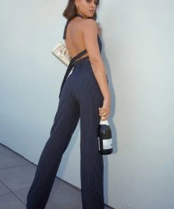 Peppermayo Exclusive West L.A Suit Pants - Pinstripe-Pre-Order