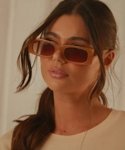 Peppermayo Poolside Disco Sunglasses - Tan New & Most Loved