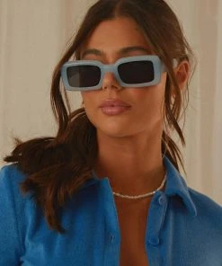 Peppermayo New & Most Loved Colide Sunglasses - Sky Blue