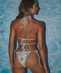 VDM The Label Ziggy Reversible Bikini Bottoms - Vanilla Skyrockets And Blue Gingham 11 VDM The Label Ziggy Reversible Bikini Bottoms - Vanilla Skyrockets And Blue Gingham