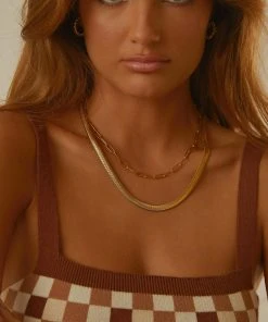 Peppermayo You Wish Multi Chain Necklace - Gold