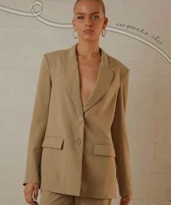Peppermayo Exclusive New & Most Loved Kat Oversized Blazer - Sage