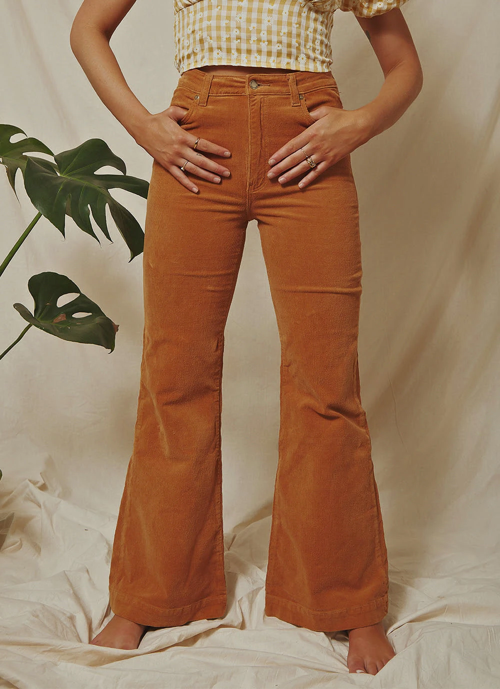 Rolla's Eastcoast Flare Pants - Tan Cord New & Most Loved 5 Rolla's Eastcoast Flare Pants - Tan Cord New & Most Loved