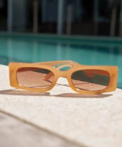 Peppermayo Poolside Disco Sunglasses - Tan New & Most Loved
