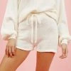 Peppermayo New & Most Loved Tuesdays Knit Shorts - Cream