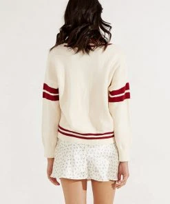 Peppermayo New Tops Book Club Sweater - Cream