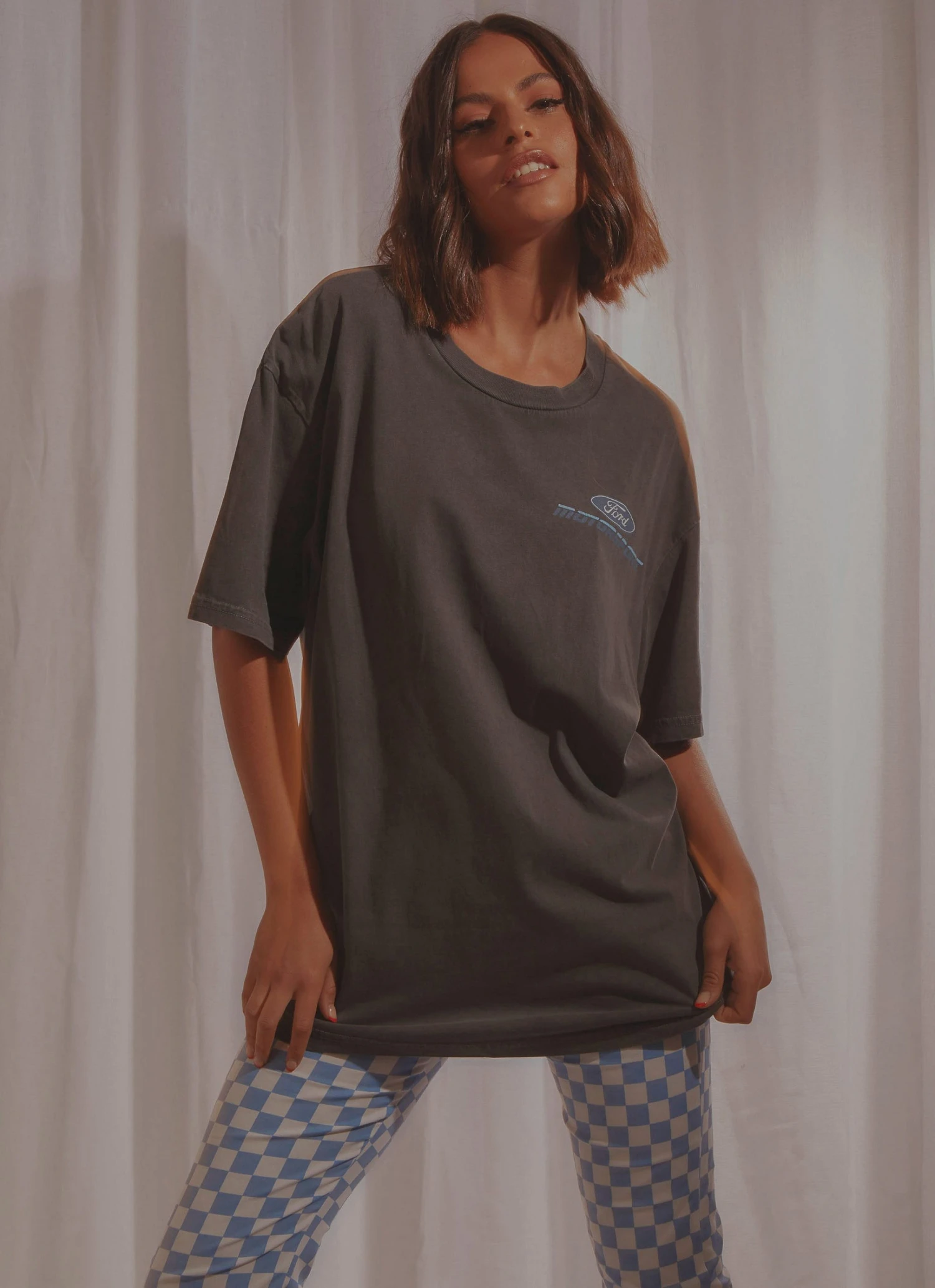 Rolla's Ford Motorsport Tee - Washed Black New Tops 3 Rolla's Ford Motorsport Tee - Washed Black New Tops