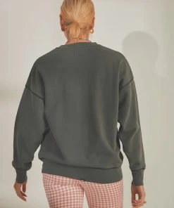 Thrills Storm The Castle Slouch Crew - Merch Black New & Most Loved