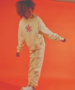 Vacancy Supply X Micke Lindebergh - Blume Hoodie - Buttercream New & Most Loved