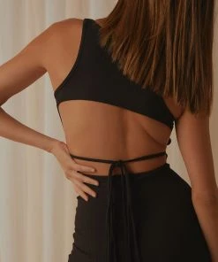 Peppermayo Aura Midi Dress - Black