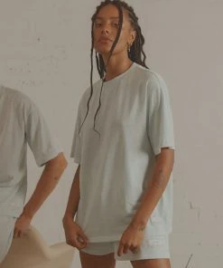 Vacancy Supply The Essential Tee - Baby Blue New & Most Loved