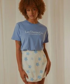 Lee New & Most Loved Classic Tee - Blue Bonnet