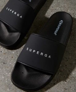 Superga New & Most Loved 1908 Slides - 910 Black