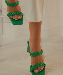 Cult Avenue Pinot Heel - Jade Green New & Most Loved