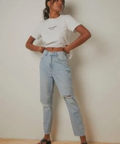 Lee HIgh Mom Jeans - Oxy Destruct